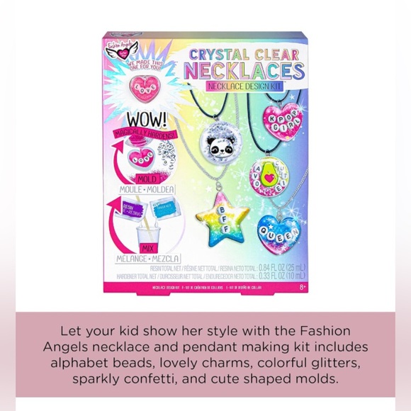 Fashion Angels Crystal Clear Necklaces - Necklace Design Kit - Picture 4 of 9
